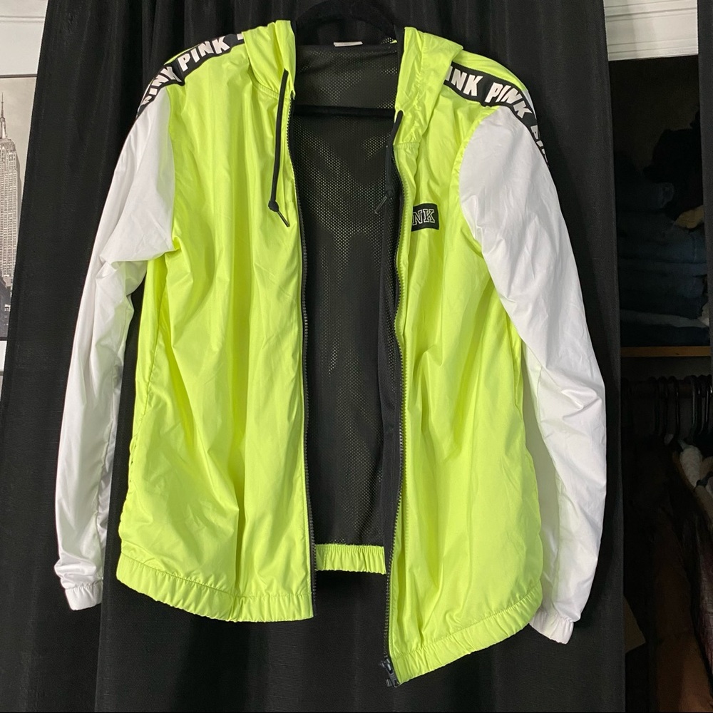 VS Pink windbreaker jacket